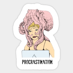 Procrastinate Sticker